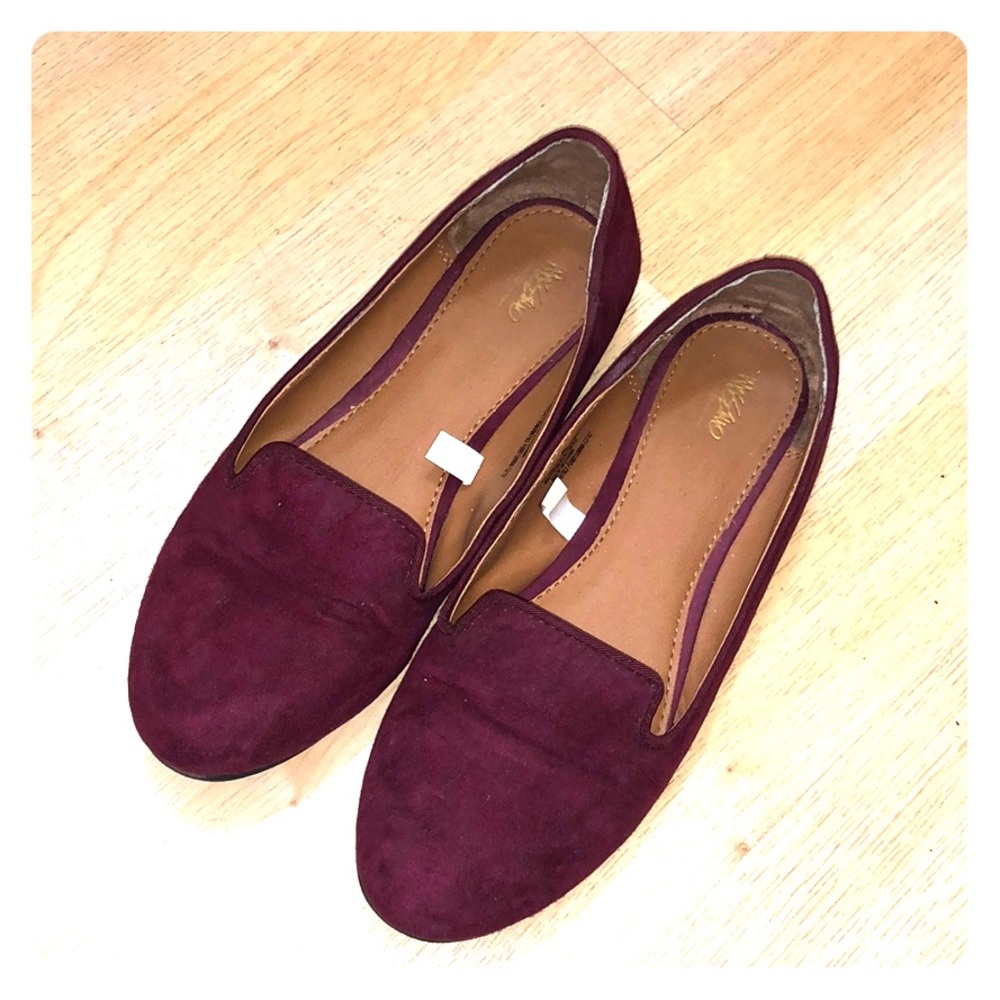 Mossimo maroon loafers
